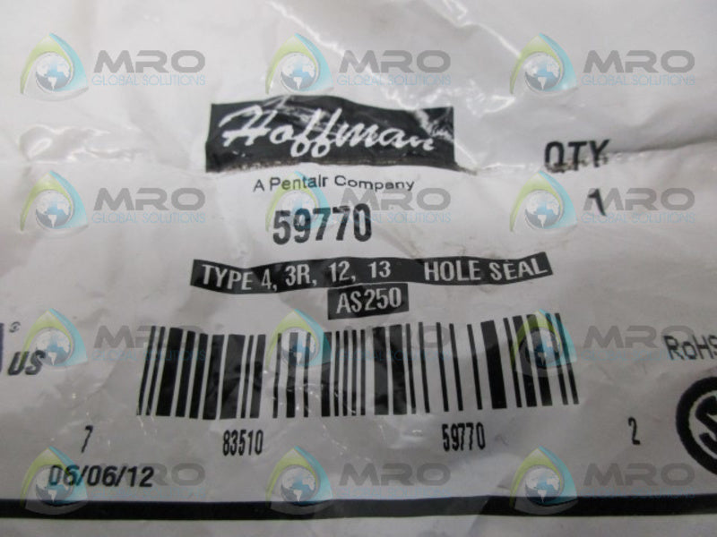 HOFFMAN 59770 HOLE SEAL *NEW IN FACTORY BAG*