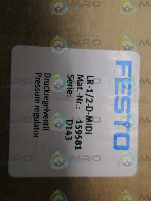 FESTO LR-1/2-D-MIDI PRESSURE  REGULATOR *NEW IN BOX*