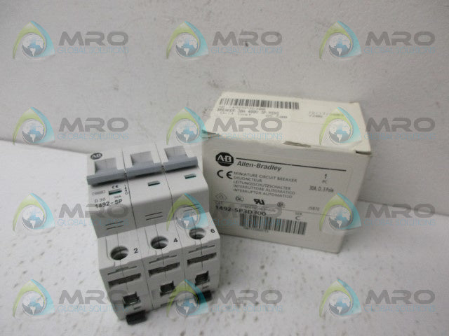 ALLEN BRADLEY 1492-SP3D300 SER C MINATURE CIRCUIT BREAKER *NEW IN BOX*