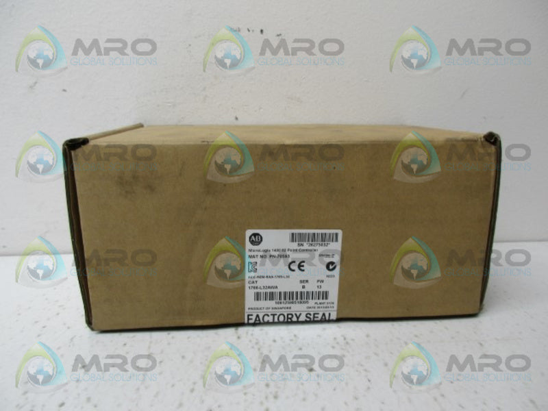 ALLEN BRADLEY 1766-132AWA SER B F/W 13 MICROLOGIX CONTROLLER *FACTORY SEALED*