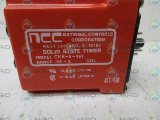 NCC CKK-5-461 SOLID STATE TIMER *NEW NO BOX*