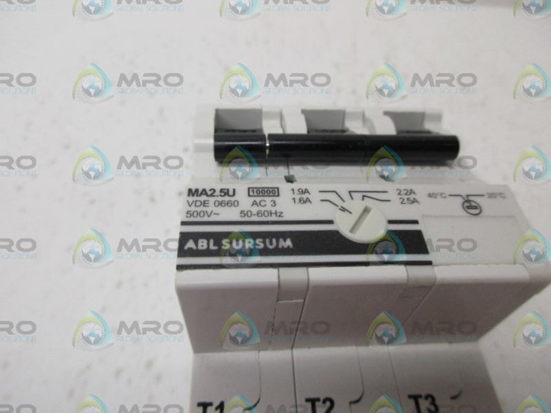 ABLSURSUM MA2.5U CIRCUIT BREAKER *NEW NO BOX*