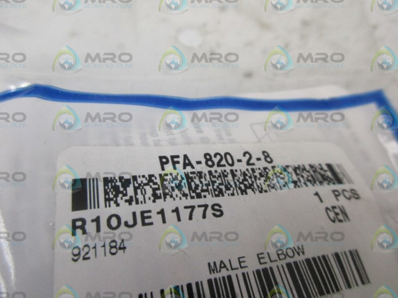 SWAGELOK PFA-820-2-8 TUBE FITTING MALE ELBOW *NEW IN FACTORY BAG*