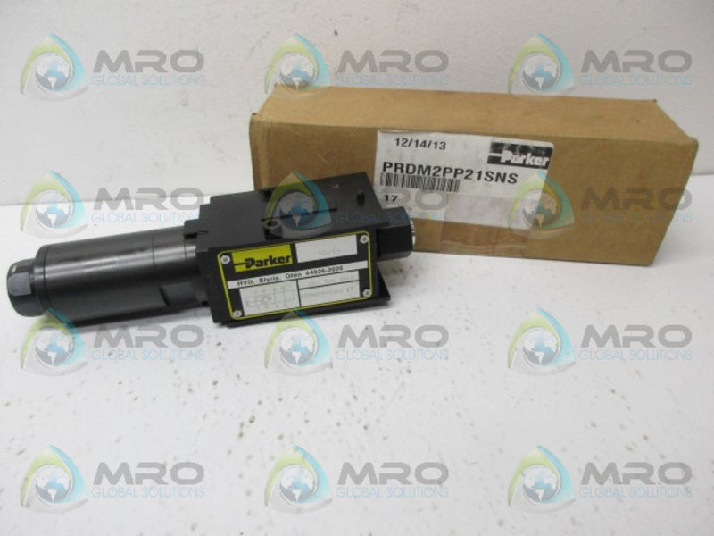 PARKER PRDM2PP21SNS HYDRAULIC VALVE *NEW IN BOX*