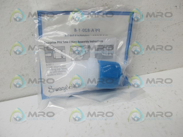 SWAGELOK PFA-820-1-8 MALE CONNECTOR *NEW IN FACTORY BAG*