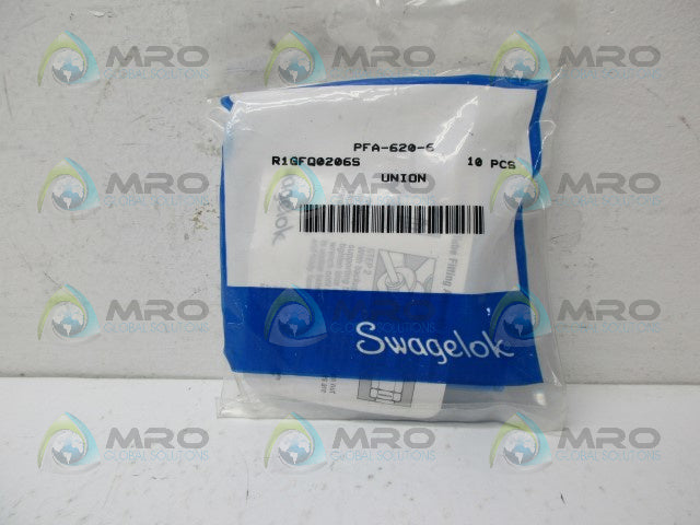 SWAGELOK PFA-620-6 UNION *NEW IN FACTORY BAG*
