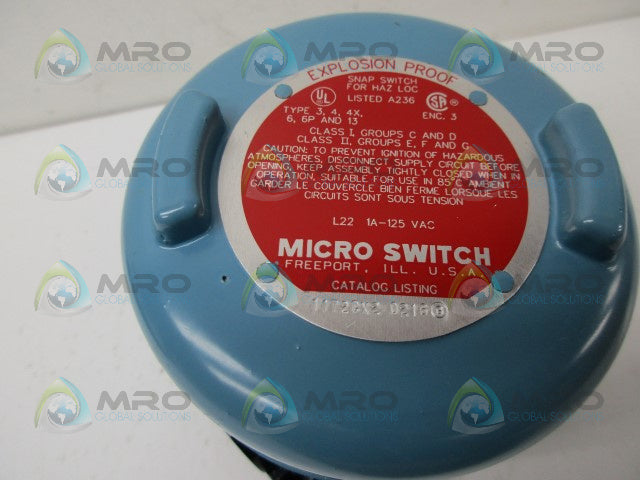 MICROSWITCH 1172CX2 MICRO LIMIT SWITCH *NEW NO BOX*
