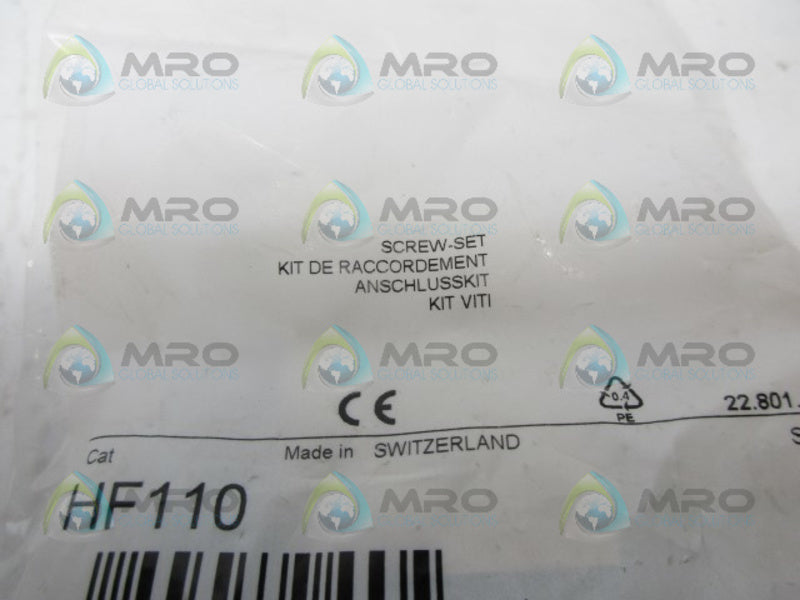 INDUSTRIAL MRO HF110 SCREW-SET KIT *NEW IN FACTORY BAG*