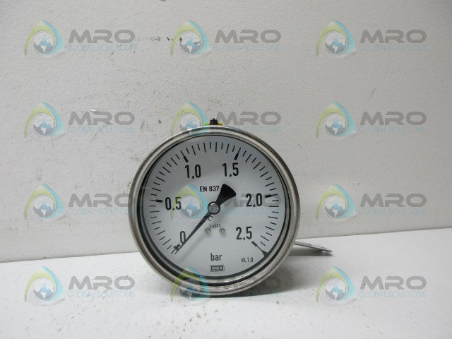 WIKA 074-PI-4300 BAR PRESSURE GAUGE *NEW NO BOX*