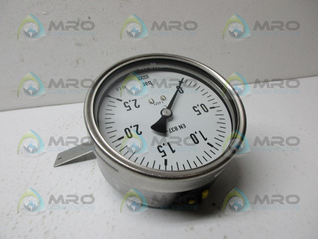 WIKA 074-PI-4300 BAR PRESSURE GAUGE *NEW NO BOX*