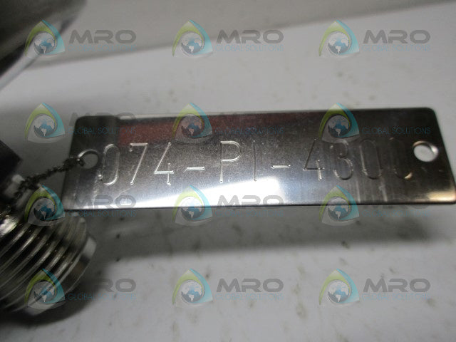 WIKA 074-PI-4300 BAR PRESSURE GAUGE *NEW NO BOX*