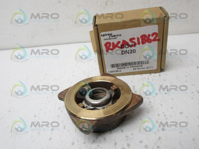 SPIRAX SARCO DCV1 DN20 CHECK VALVE *NEW IN BOX*