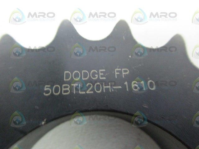 DODGE 50BTL20H-1610 CAHIN SINGLE ROW SPROCKET *NEW IN BOX*