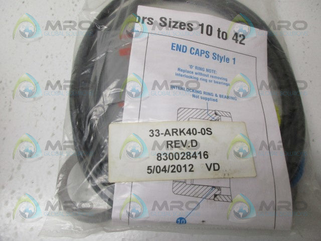 FLOW SERVE 33-ARK40-0S REV.D REPAIR KIT *NEW IN FACTORY BAG*