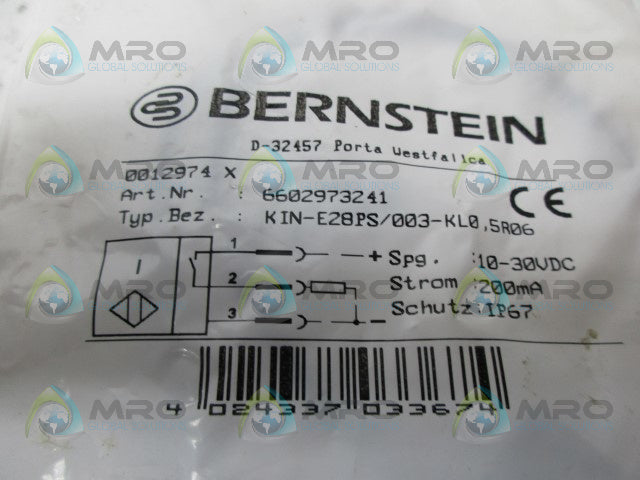 BERNSTEIN 6602973241 SENSOR *NEW IN FACTORY BAG*