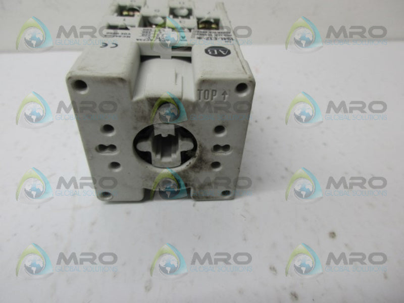 ALLEN BRADLEY 194L-E12-3253 SER.A DISCONNECT SWITCH *USED*
