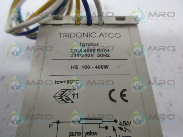 TRIDONIC. ATCO ZRM4000 ANTI-CYCLING IGNITOR *USED*