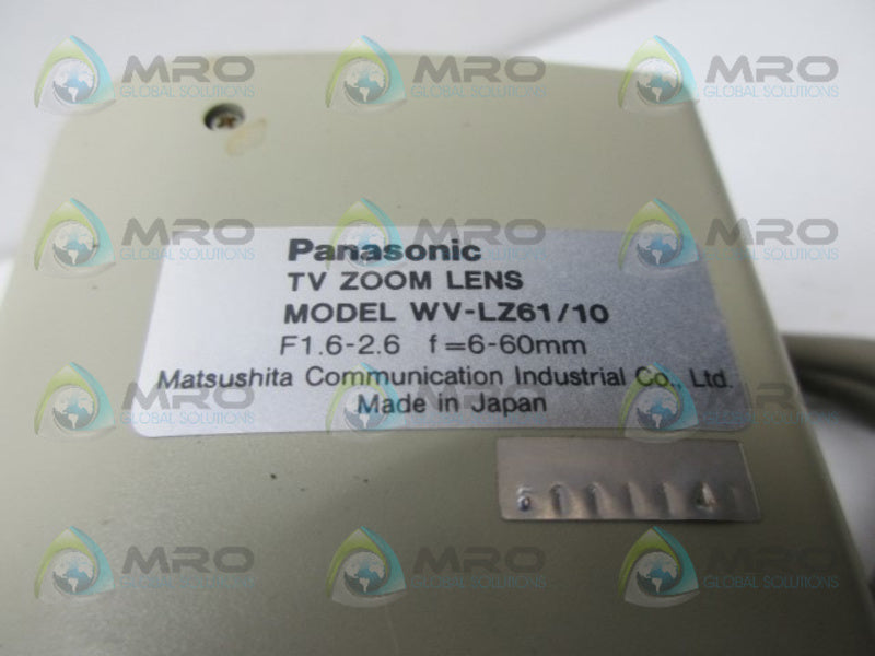 PANASONIC WV-LZ61/10 TV ZOOM LENS *NEW NO BOX*-