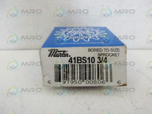 MARTIN 41BS10-3/4 SPROCKET *NEW IN BOX*