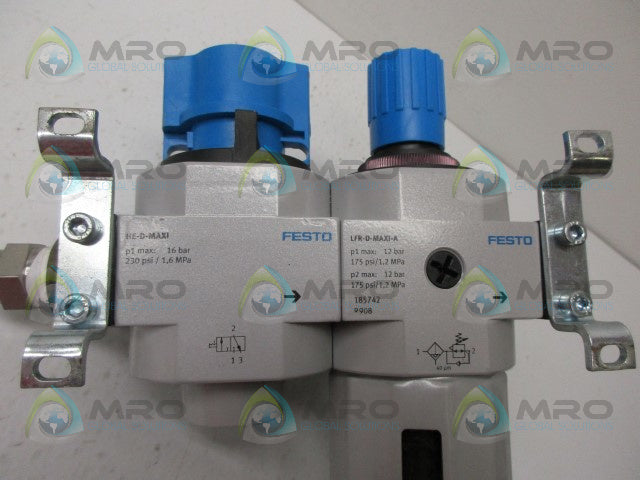 FESTO HE-D-MAXI/LFR-D-MAXI-A PNEUMATIC FILTER REGUALTOR *USED*