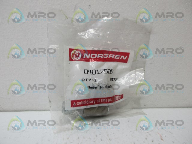 NORGREN 04017500 HYDRAULIC FITTING *NEW IN FACTORY BAG*