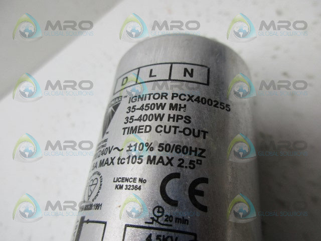 PARMA PCX400255 IGNITOR *NEW NO BOX*