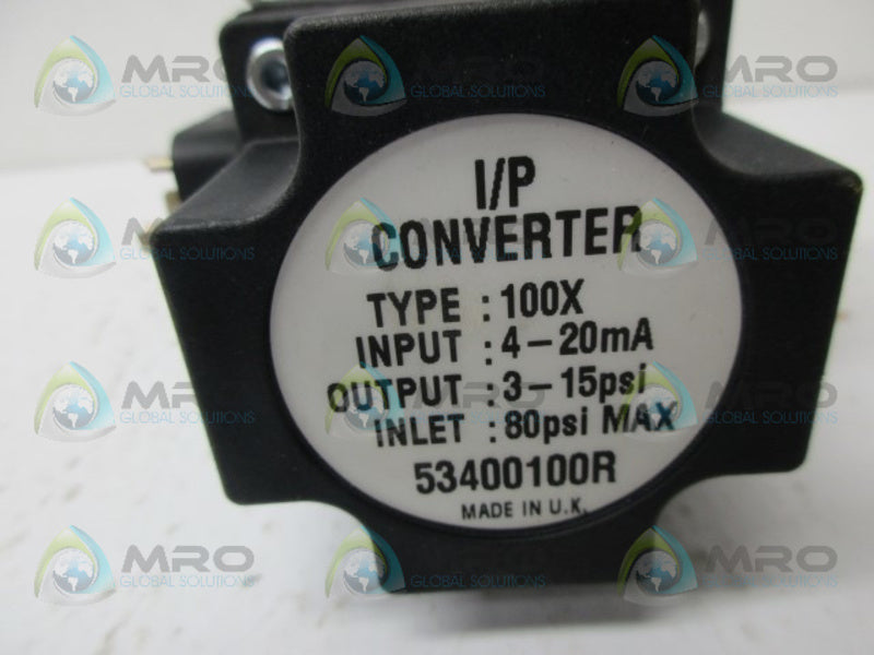 WATSON SMITH 53400100R I/P CONVERTER *USED*