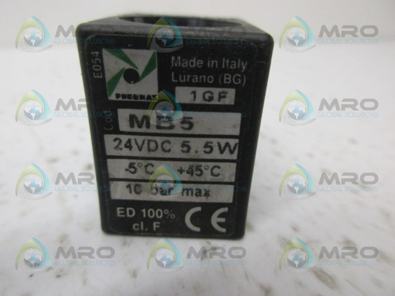 INDUSTRIAL MRO MB5 COIL RELAY *USED*