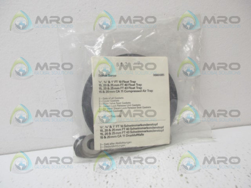 SPIRAX SARCO 0660085 FLOW TRAP COMPRESSED AIR TRAP *NEW IN FACTORY BAG*