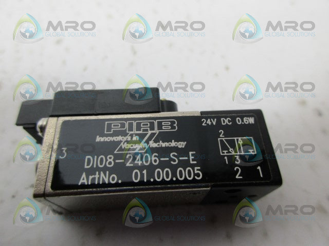 PIAB DI08-2406-S-E VALVE *NEW NO BOX*