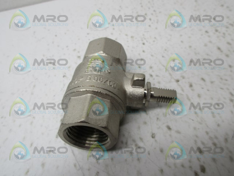 INDUSTRIAL MRO 1/2 DN15 PN40 VALVE *NEW NO BOX*