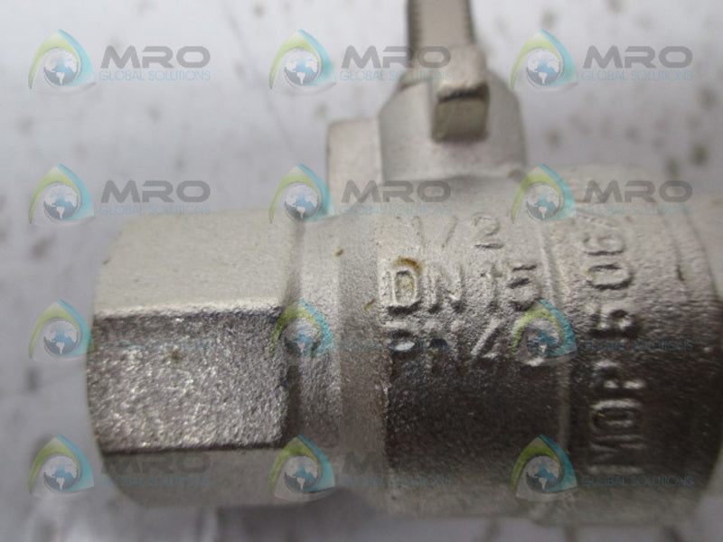 INDUSTRIAL MRO 1/2 DN15 PN40 VALVE *NEW NO BOX*