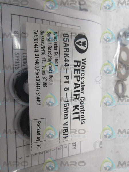 WORCESTER 05ARK44-PT 8-15MMV/RK REPAIR KIT *NEW IN FACTORY BAG*