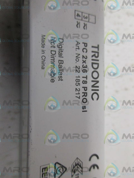 TRIDONIC PC2X36T8 PRO SI DIGITAL BALLAST *NEW NO BOX*