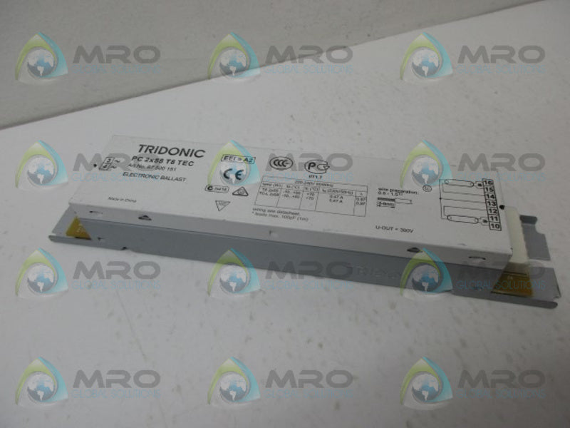 TRIDONIC PC2X58T8TEC ELECTRIC BALLAST *NEW NO BOX*