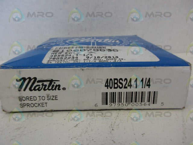 MARTIN 40BS24 SPROCKET 1-1/4'' *NEW IN BOX*