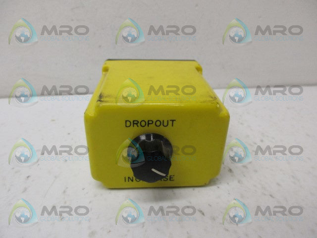 POTTER & BRUMFIELD CSJ38-71010 VOLTAGE RELAY *USED*