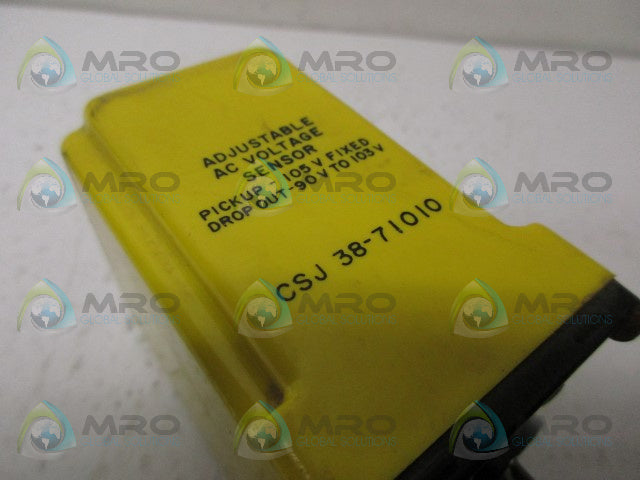 POTTER & BRUMFIELD CSJ38-71010 VOLTAGE RELAY *USED*