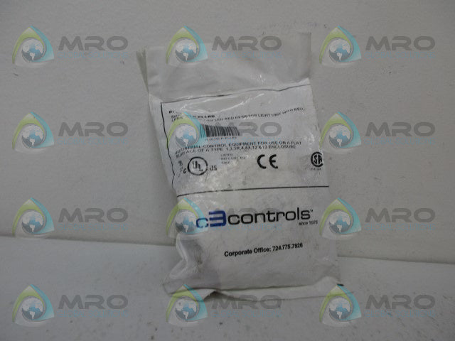 C3CONTROLS RLU120LR-PLLRD RED PILOT LIGHT *NEW IN FACTORY BAG*