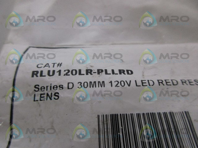 C3CONTROLS RLU120LR-PLLRD RED PILOT LIGHT *NEW IN FACTORY BAG*