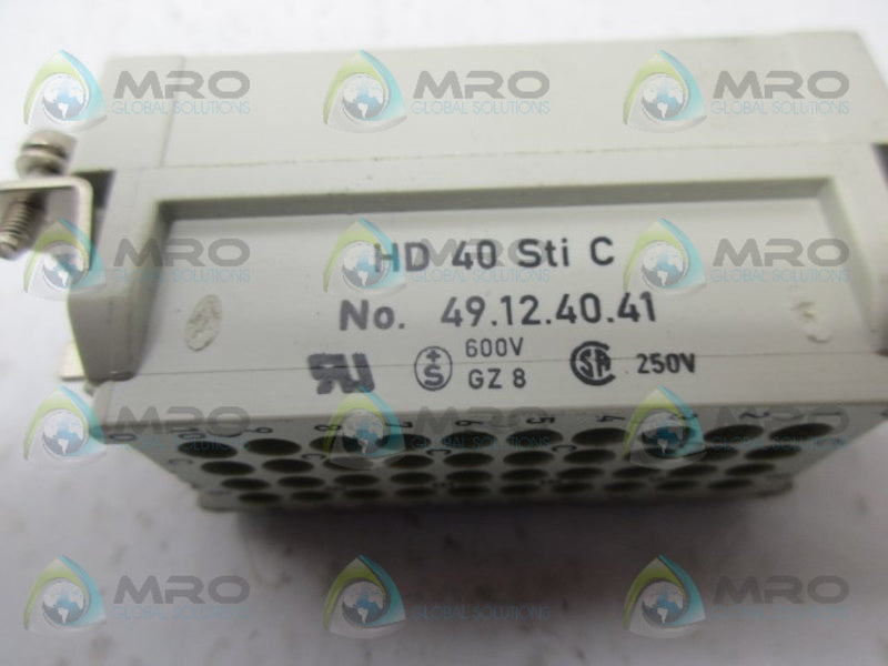 HTS 49.12.40.41 CONTACT CONNECTOR PLUG  NSNP