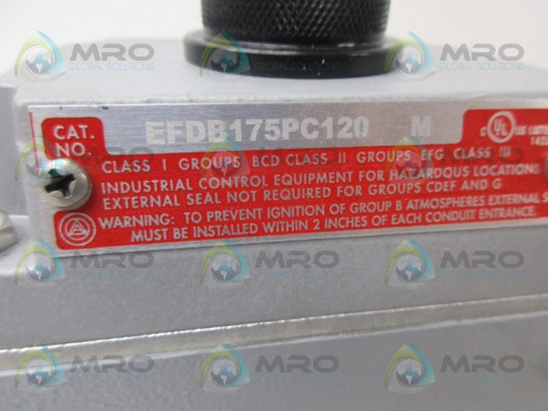 INDUSTRIAL MRO EFDB175PC120M *NEW NO BOX*