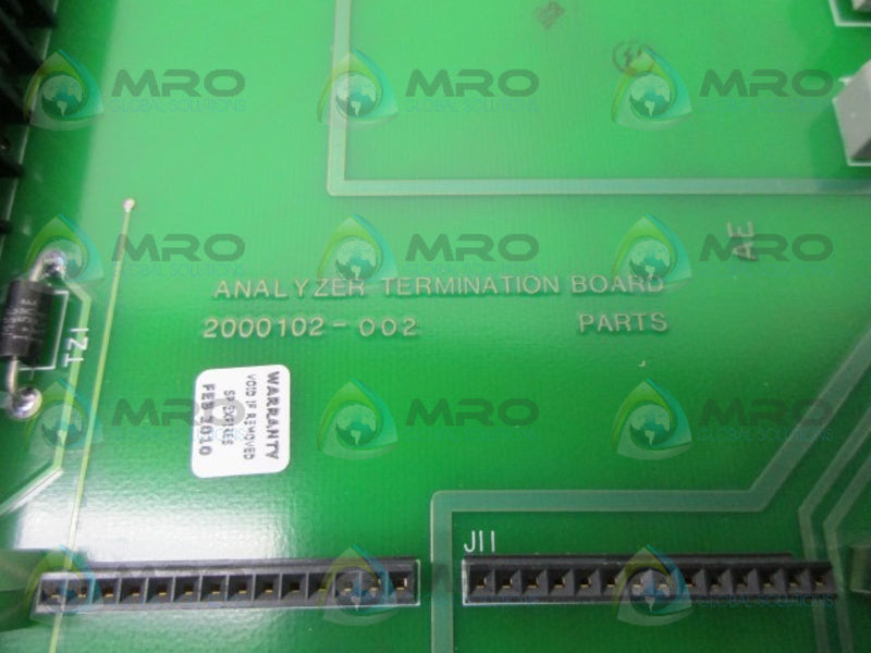 AA 2000102-002 ANALYZER TERMINATION BOARD *NEW NO BOX*