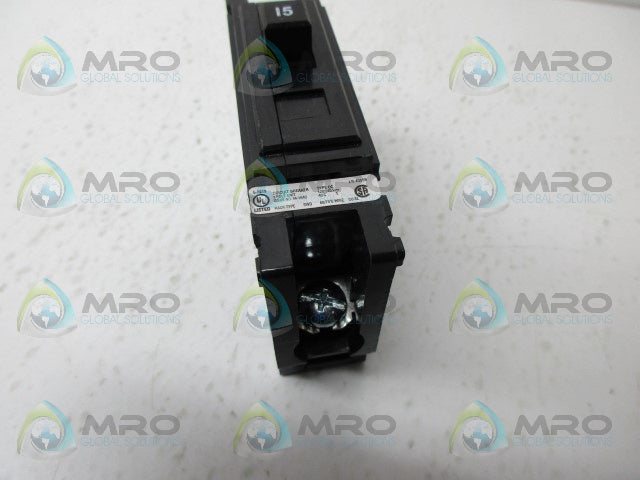 CUTLER HAMMER QC115 15AMP 1POLE CIRCUIT BREAKER *NEW NO BOX*