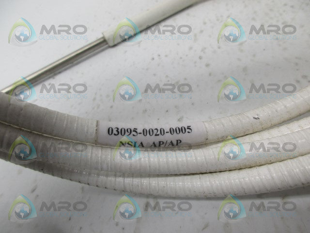 EMERSON 03095-0020-0005 CABLE ARMOR SHIELED *NEW NO BOX*