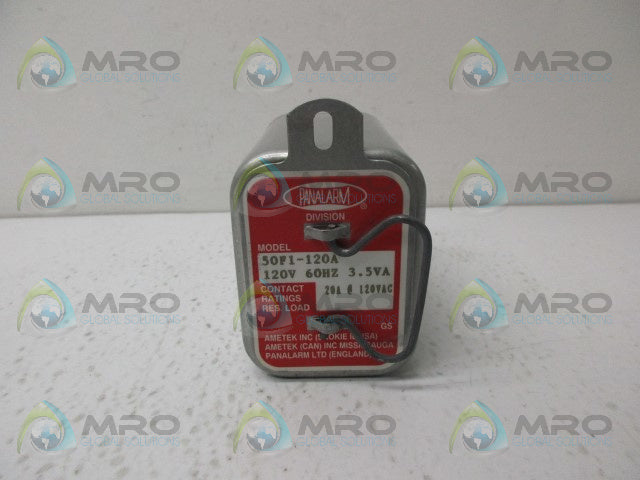 PANALARM 50F1-120A RELAY *USED*