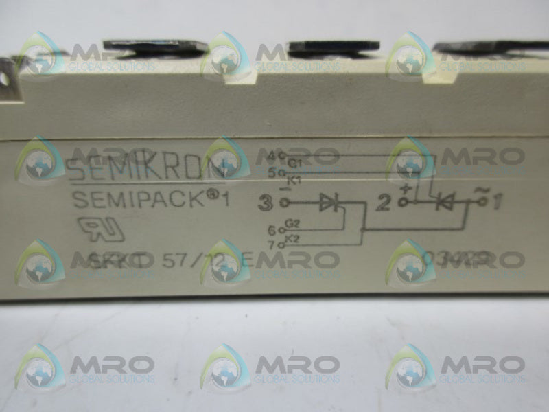 SEMIKRON SKKT57/12E THYRISTOR MODULE  UNMP