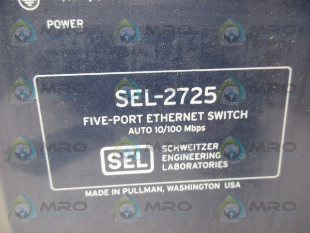 SEL 2725 FIVE PORT ETHERNET SWITCH *NEW IN BOX*