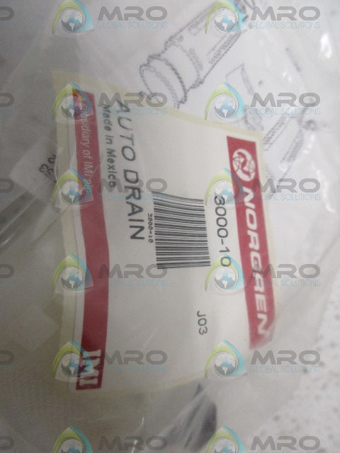 NORGREN 3000-10 AUTO DRAIN *NEW IN FACTORY BAG*