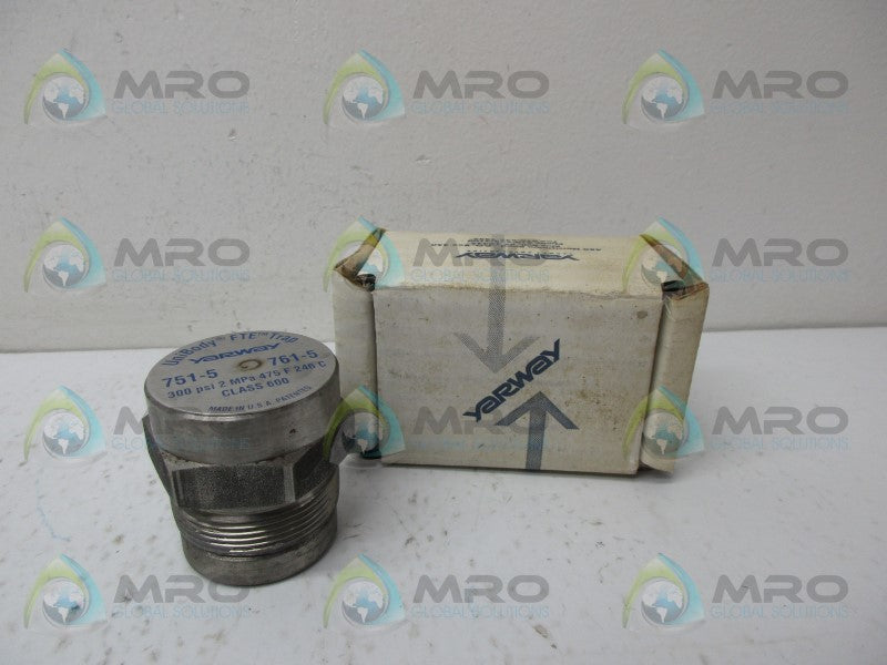 YARWAY 963783-01 THERMOSTATIC UNIBODY FTE STEAM TRAP *NEW IN BOX*